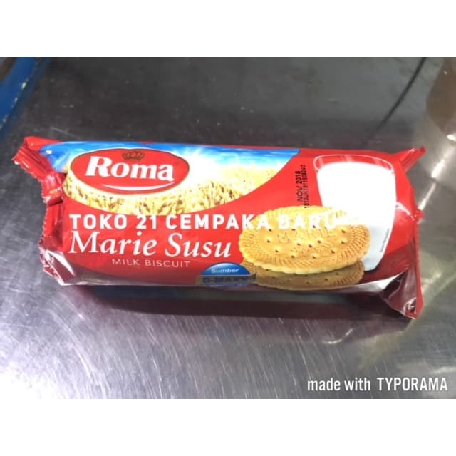 

Roma Marie Susu Milk Biscuit 115g | Biskuit Mayora 115 g Murah Promo