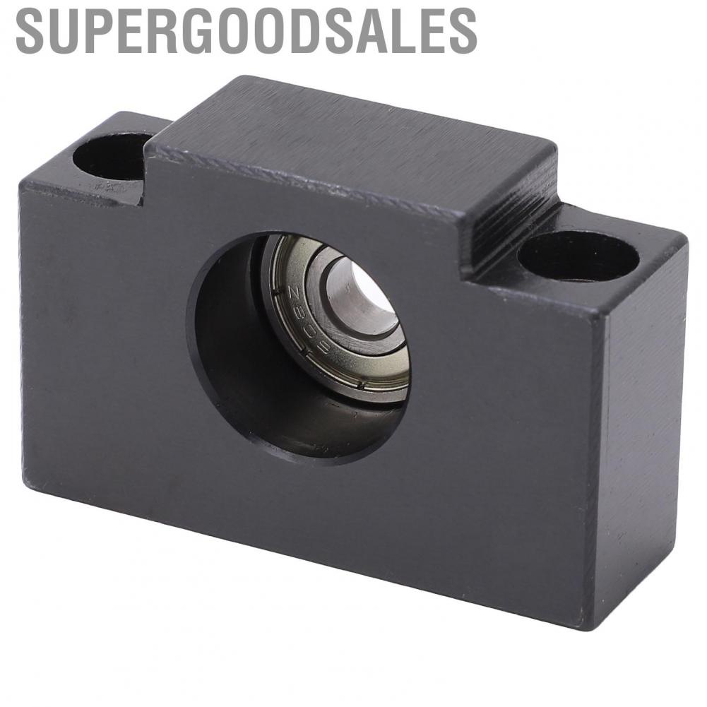 Supergoodsales Ball Screw End Support  Carbon Steel Stable Working Ballscrew Bearing Block Durable for Replacement