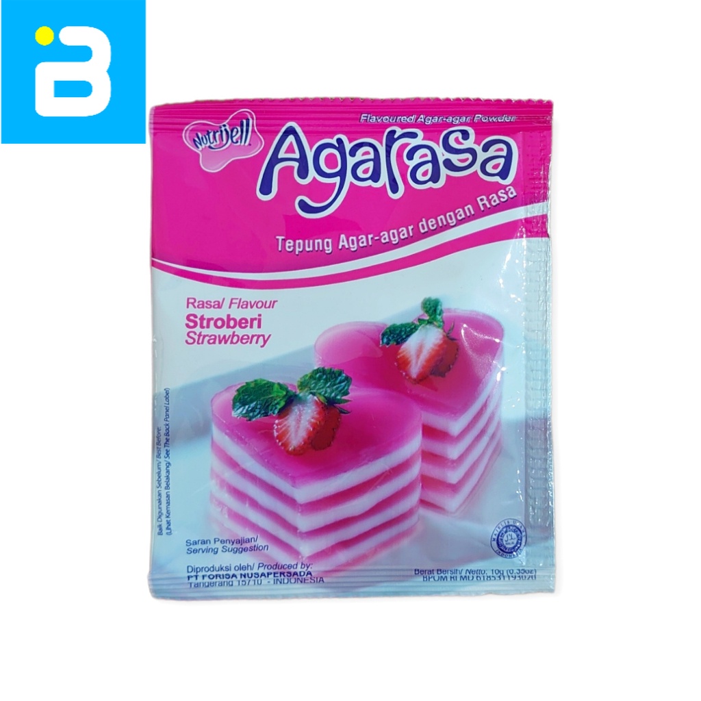 

Nutrijell Agarasa Strawberry 10 G