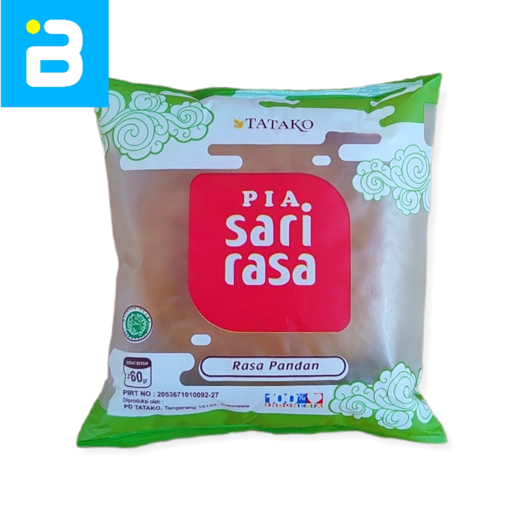 

Mooncake Pia Sari Rasa Pandan 60 G