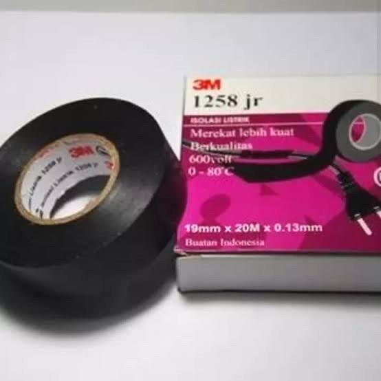 Isolasi hitam 3m solasi listrik kabel