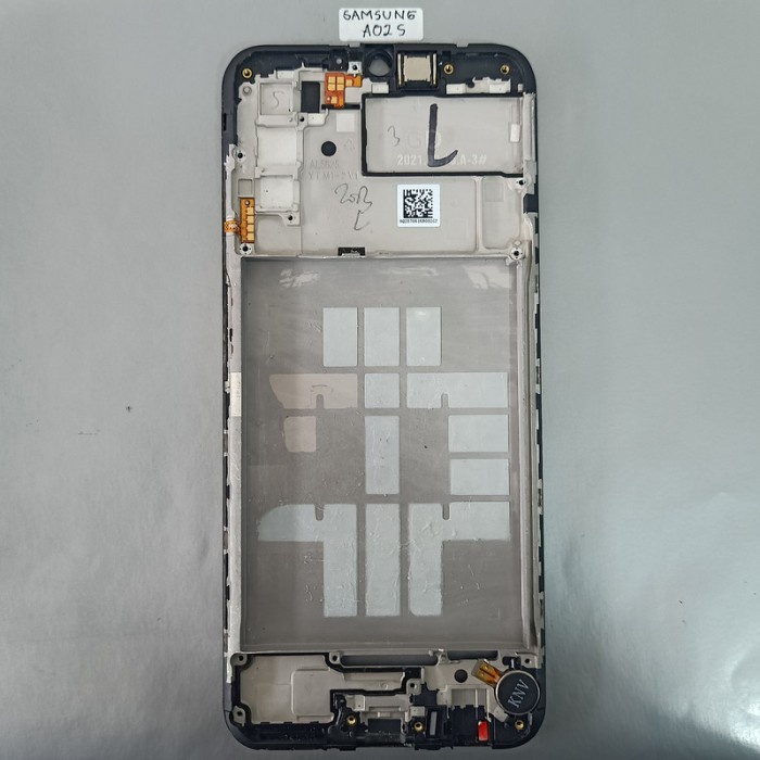 Frame tatakan LCD Samsung A02S original copotan