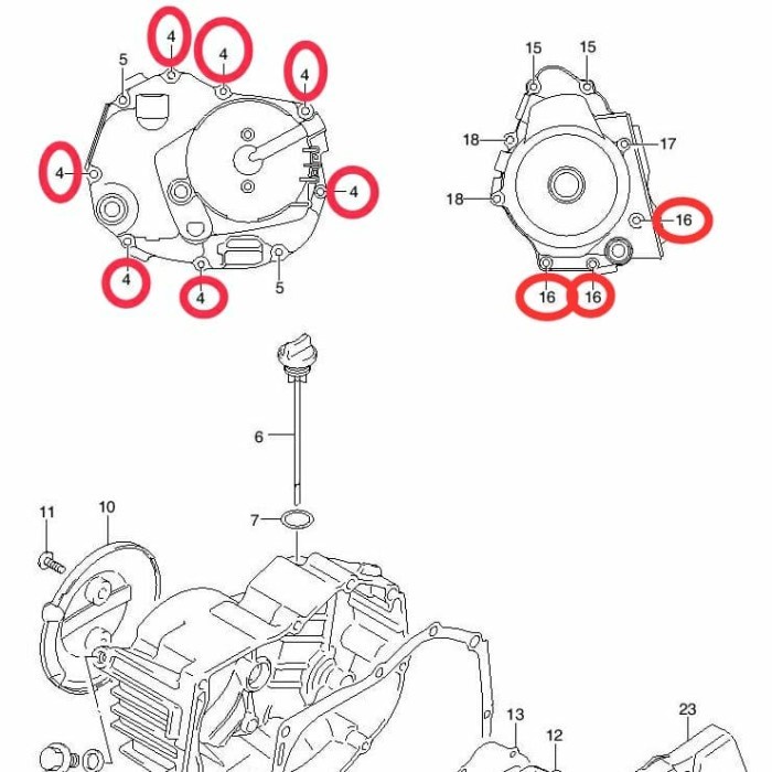 01547-0630A-000 Baut Bak Kopling dan Bak Magnet Shogun SP FD 125 Ori