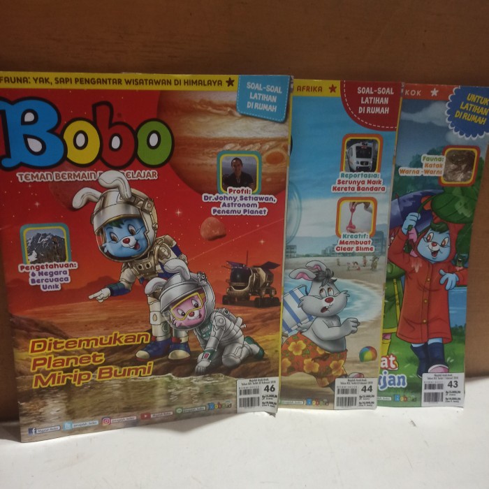 bobo majalah anak terbit Februari 2018 volume dideskripsi
