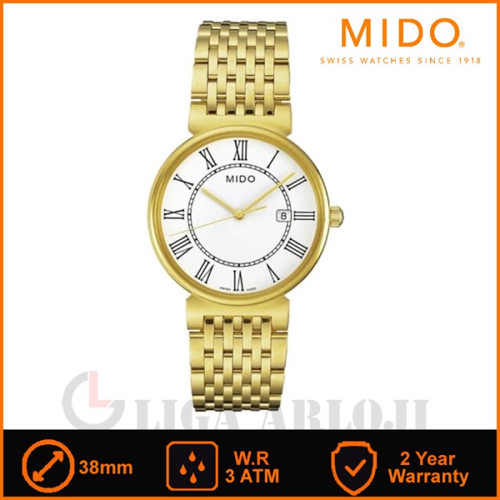 MIDO M009.610.33.013.00 Dorada - Jam Tangan Pria - Gold