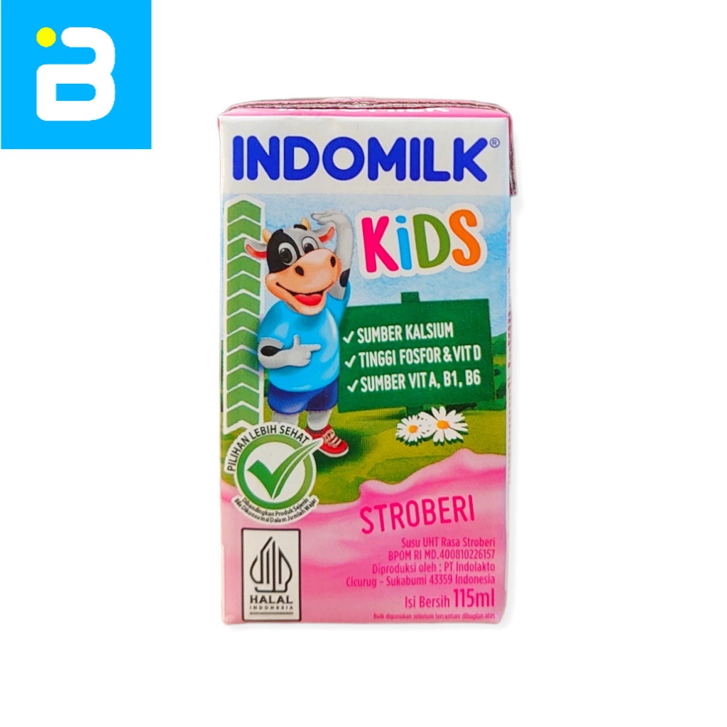 

Indomilk Kids Rasa Stroberi 115 ML