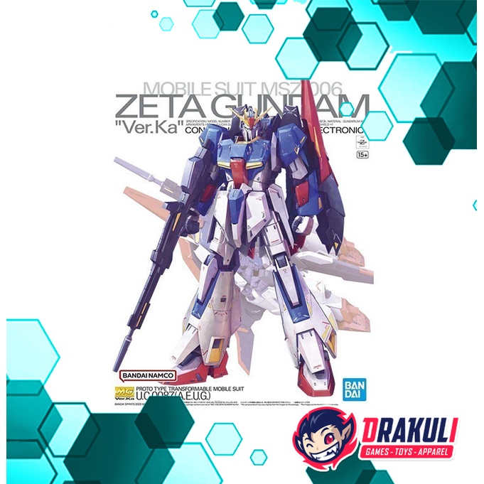 BANDAI Plamo MG 1/100 Zeta Gundam Ver. Ka