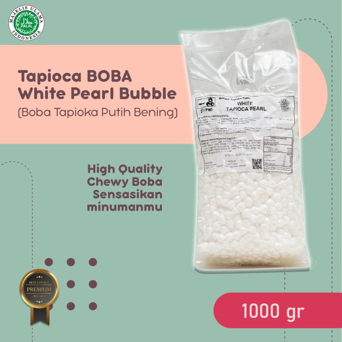 

TAPIOCA WHITE PEAR 8MM/ WHITE BUBBE