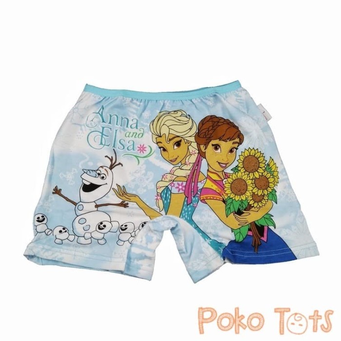 [RO] Jessie & Mike Celana Dalam Motif Frozen Semi Long Boxer Anak Perempuan - M