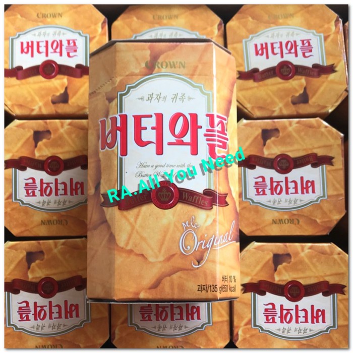 

Crown Butter Waffle Original Made In Korea 135 Gram
