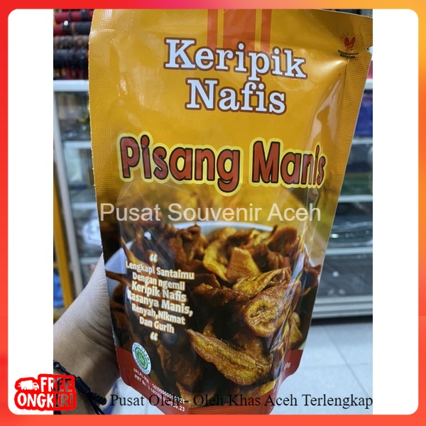 

keripik pisang hitam manis khas aceh