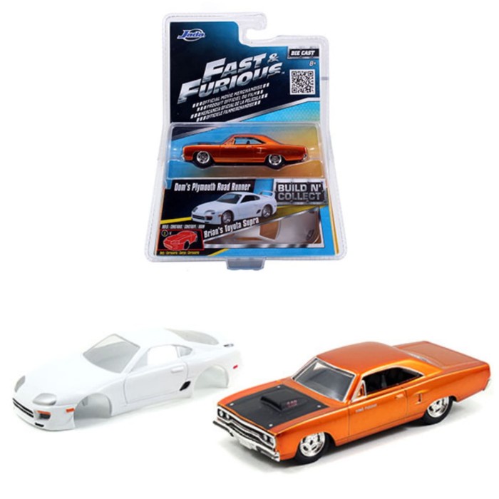Jada 1:55 Fast Furious Dom's Plymouth Road Runner orange