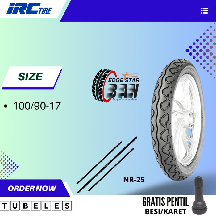 BAN IRC-NR25 100/90-17 TUBELESS