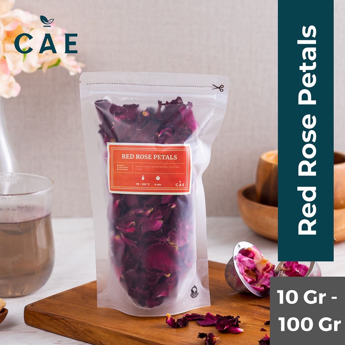 

Dried Rose Petal/Teh Kelopak Mawar Kering/Tea Mawar 10gr - 100gr