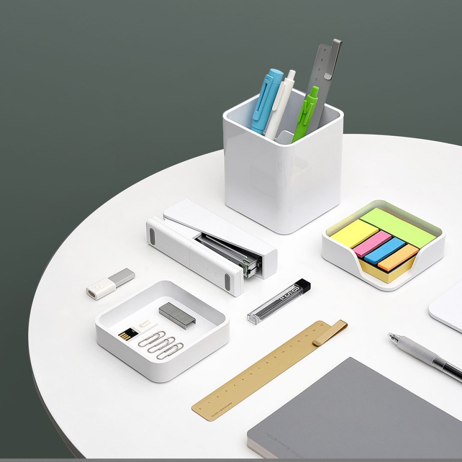 

SSW LEMO Set Kotak Organizer Alat Tulis Kantor 3 in 1 - K1409 - White