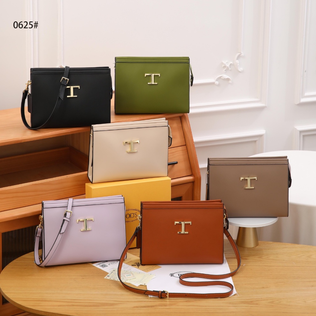 Kr Tas Wanita 0625 T Pochette Cluth Handbag SlingBag in Leather 26cm