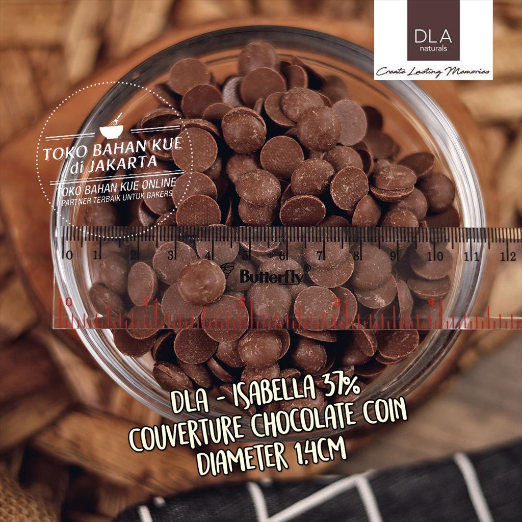 

DLA Naturals - Milk Chocolate ISABELLA 100gr Couverture Coklat Baking