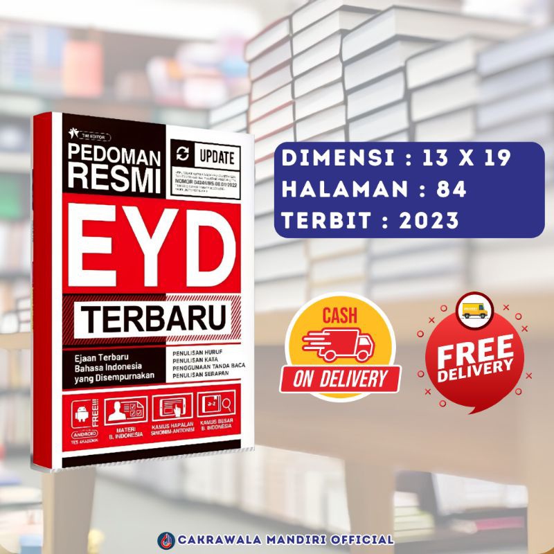 Buku EYD pedoman kata baku & EYD edisi kelima Terbaru
