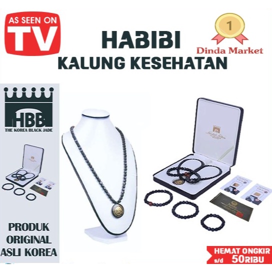 BIOSTONIQ PAKET KALUNG GELANG KESEHATAN TERAPI BLACK JADE KOREA ORI