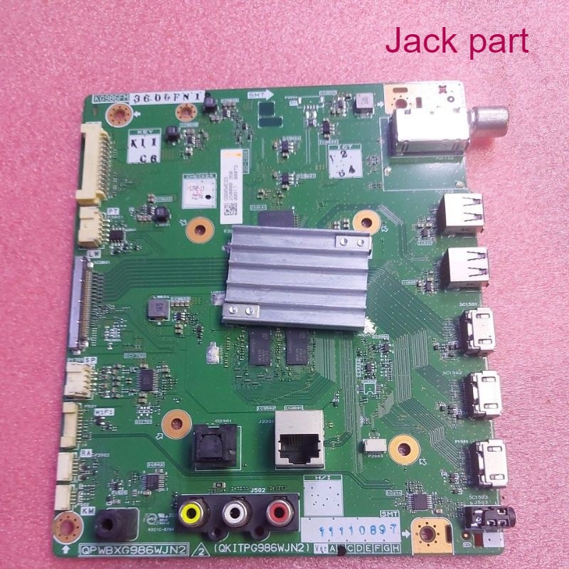 MB MAINBOARD MOTHERBOARD TV SHARP 4T C50BK1X 50BK1X