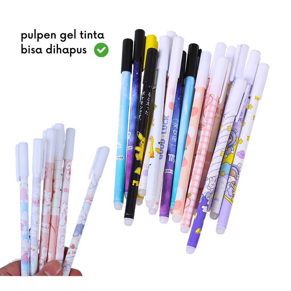 

ADZ - H210 - Pulpen Gel - Alat Tulis Bolpoin - Pulpen Gel Tinta bisa di hapus Per-Pcs