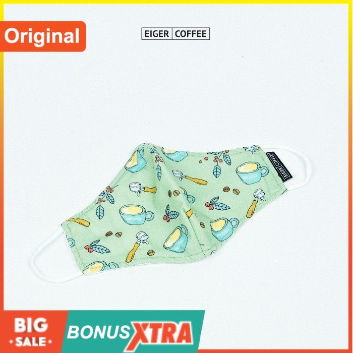 Masker Eiger COFFEE MASK ORIGINAL Murah Keren Kopi Bagus