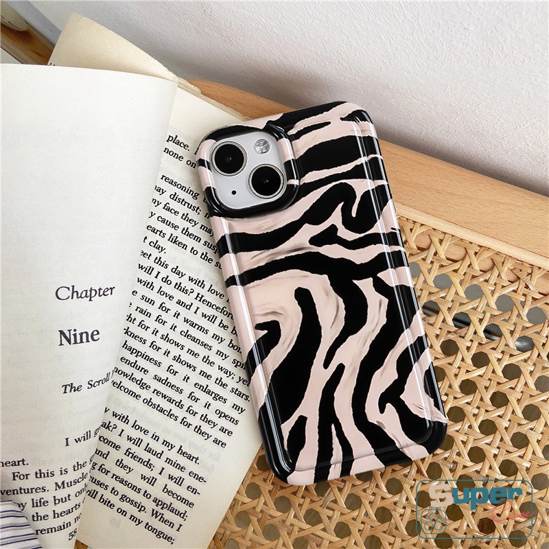 Kepribadian Seni Pola Zebra Soft Case Untuk Realme C53 C55 C12 C33 C25Y C11 C25s C20A C30 6i 7I 9I 5i 5s C21Y C15 C35 C25 C11 C20 C1 C3 C2 Fashion Shockproof Airbag Cover