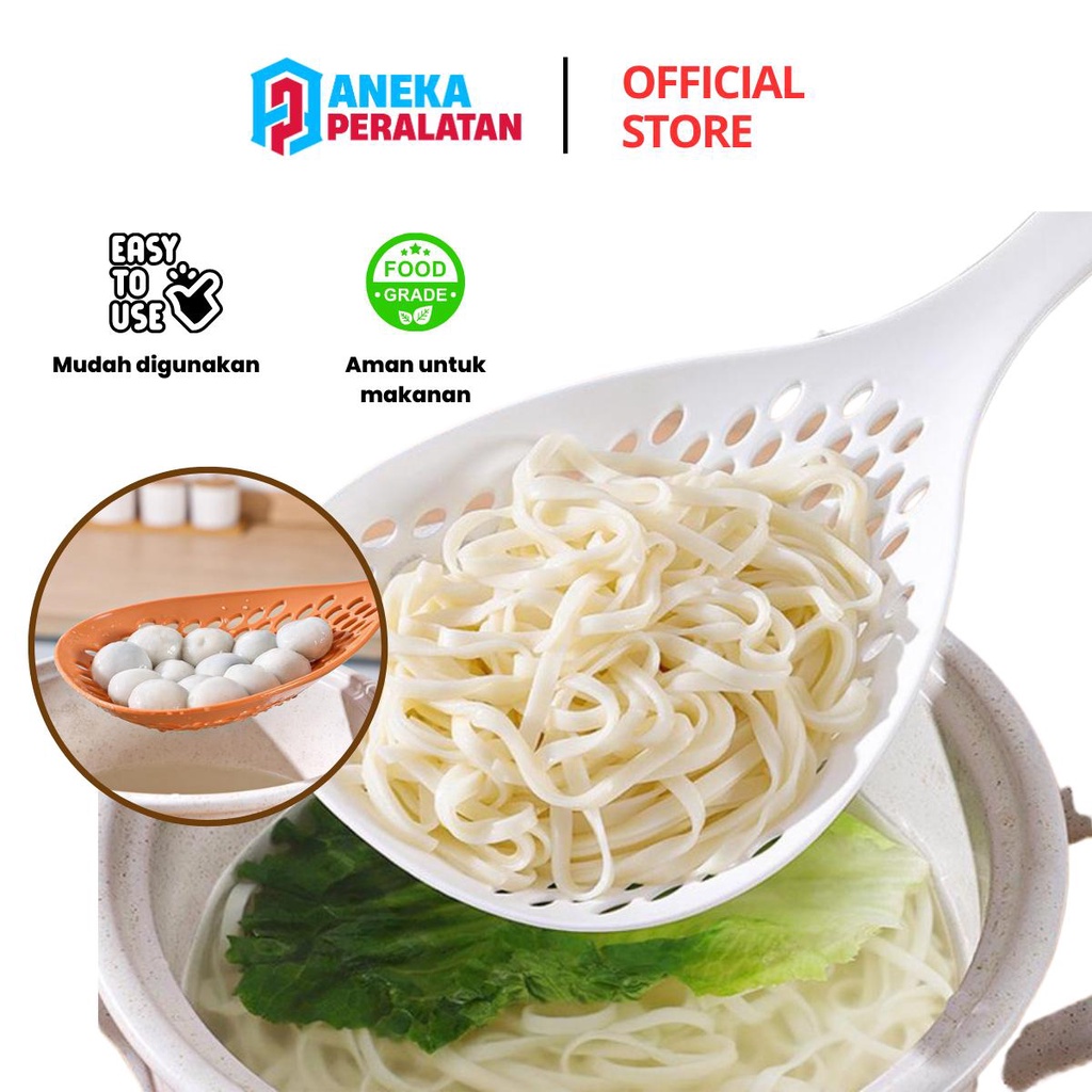 SENDOK SARINGAN MIE SERBAGUNA / TIRISAN DAPUR TAHAN PANAS / SARINGAN DAPUR SERBAGUNA