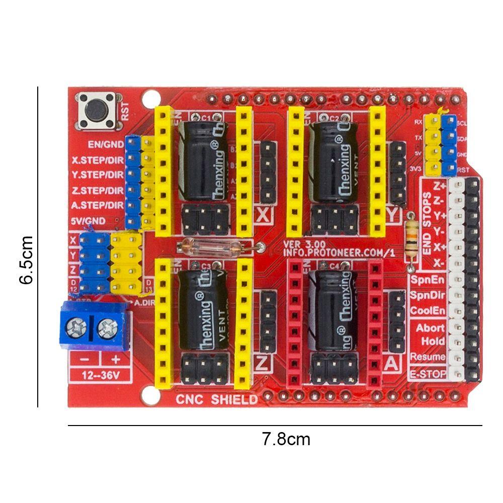 Populer 2pcs Papan Ekspanding Printer 3d Stepper Motor Untuk Arduino Diy Kit Perisai V3