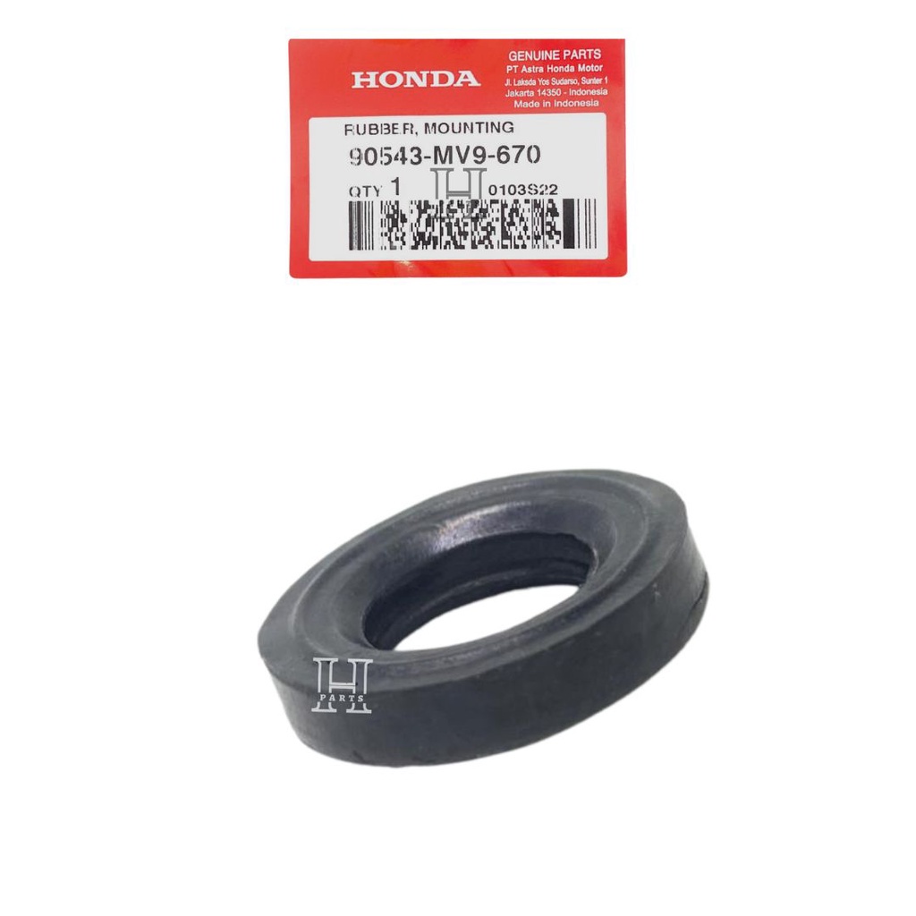 KARET SIL SEAL BAUT HEAD TUTUP SILINDER RUBBER MOUNTING HONDA MATIK BEBEK SPORT 90543-MV9-670 ORIGIN