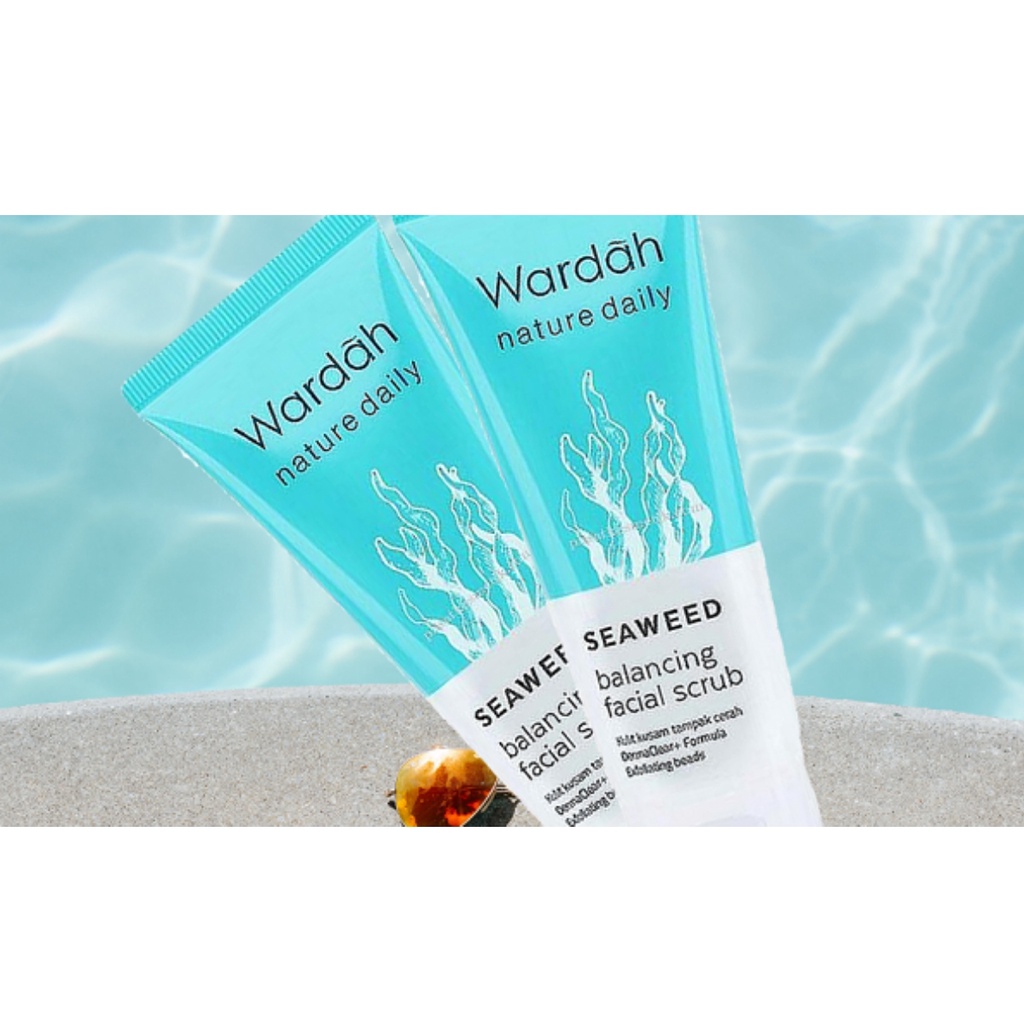 WARDAH Nature Daily Seaweed Balancing 60ml - Facial Scrub