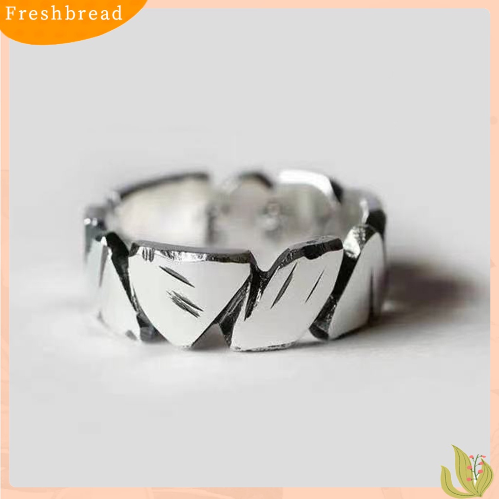 < Freshbread > Pria Cincin Kilau Terang Terbuka Berakhir Kepribadian Semua Pertandingan Hadiah Perhiasan Geometris Kasar Splicing Bentuk Tidak Teratur Laki-Laki Pesta Jari Cincin Untuk Perjamuan