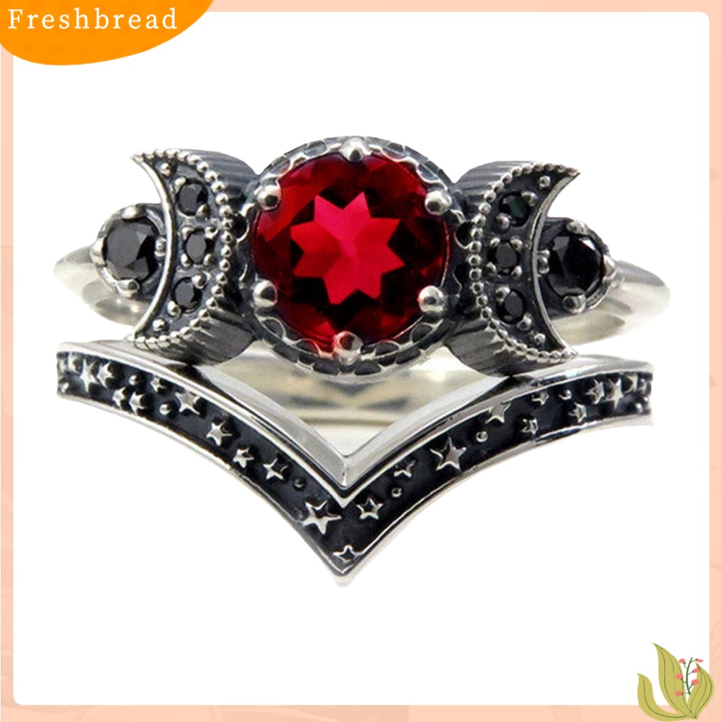 &lt; Freshbread &gt; Lady Finger Ring Hecate Style Indah 2warna Berlian Imitasi Female Ring Untuk Pernikahan