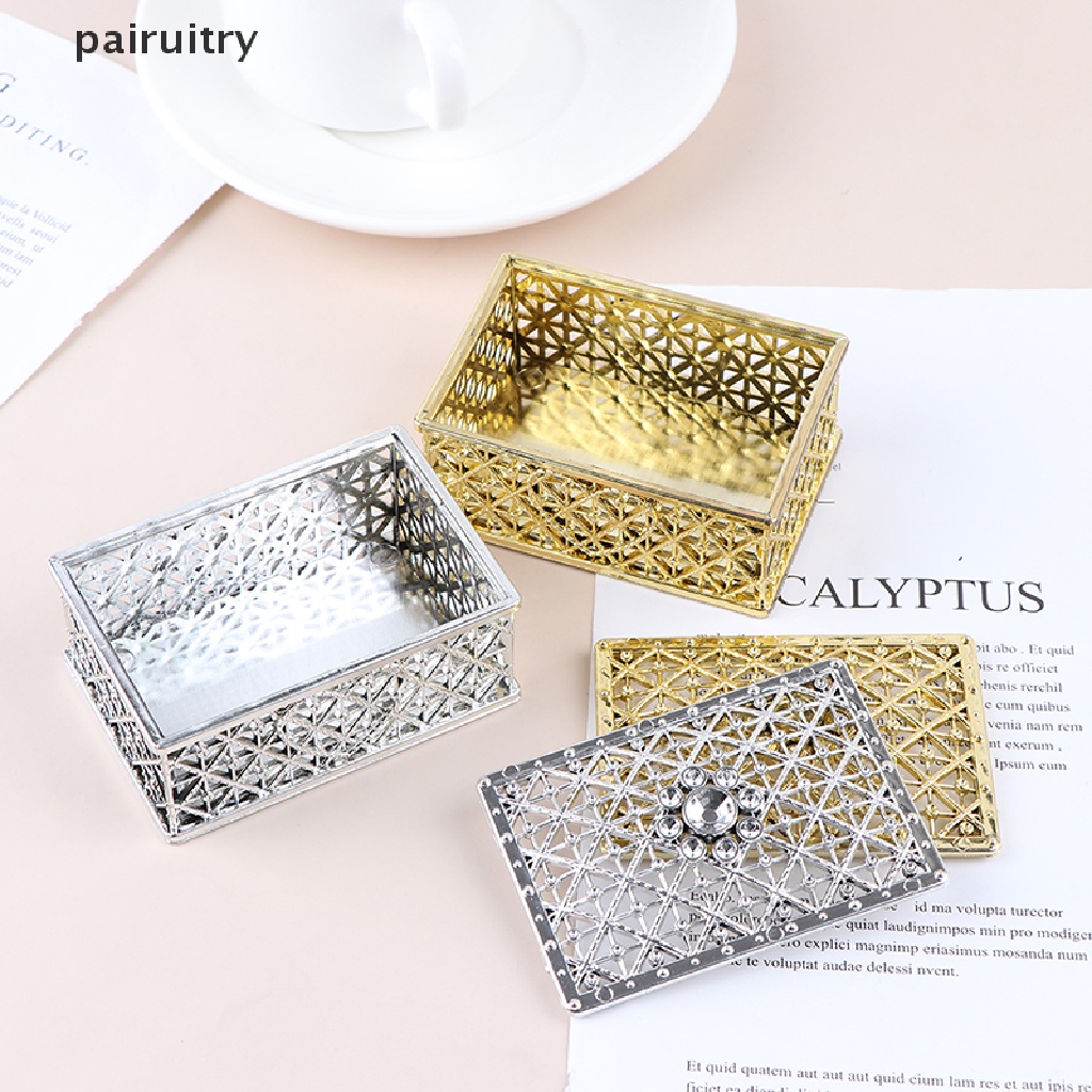 Prt Plastik Hollow Foil Emas Candy Box Coklat Kotak Hantaran Hantaran Wedding Box PRT