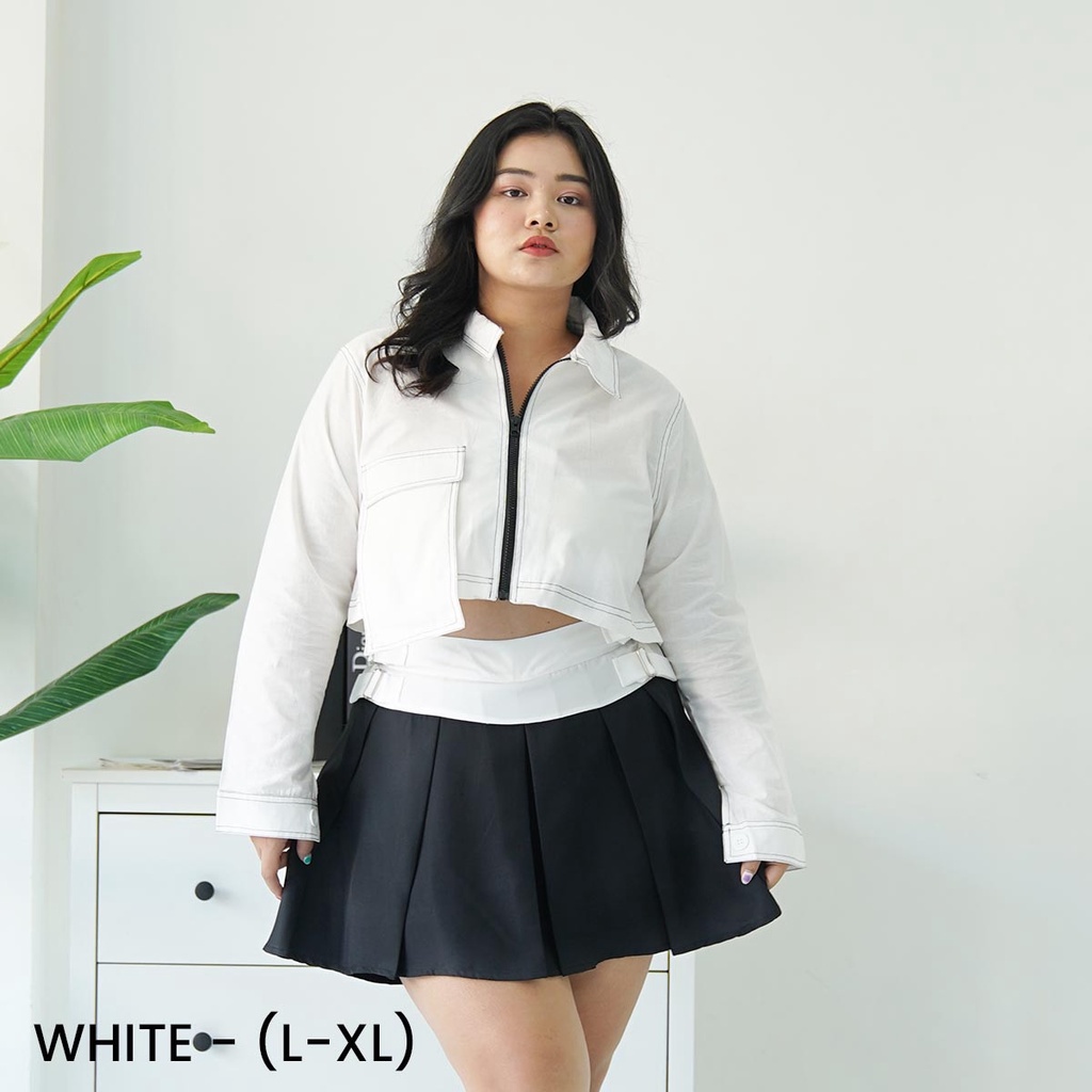 Atasan Kemeja Blouse Top Listed Katun Rebe