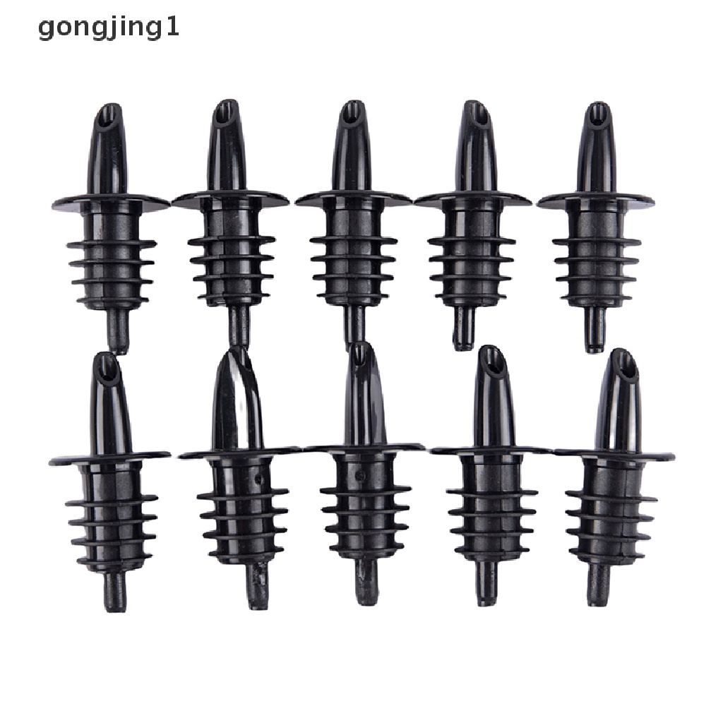 Ggg 10pcs Plastik Minuman Keras Gratis Flow Bar Wine Bottle Pourer Pour Spout Stopper ID