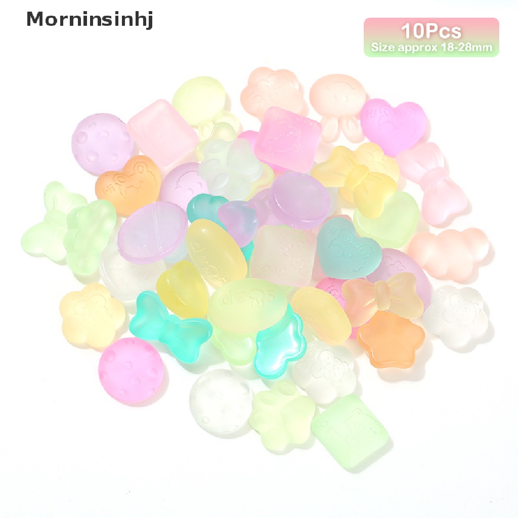 Mornin 10 Pcs Bercahaya Self-Scented Kartun Sabun Handmade Diy Cream Lem Ponsel Shell Aksesoris id