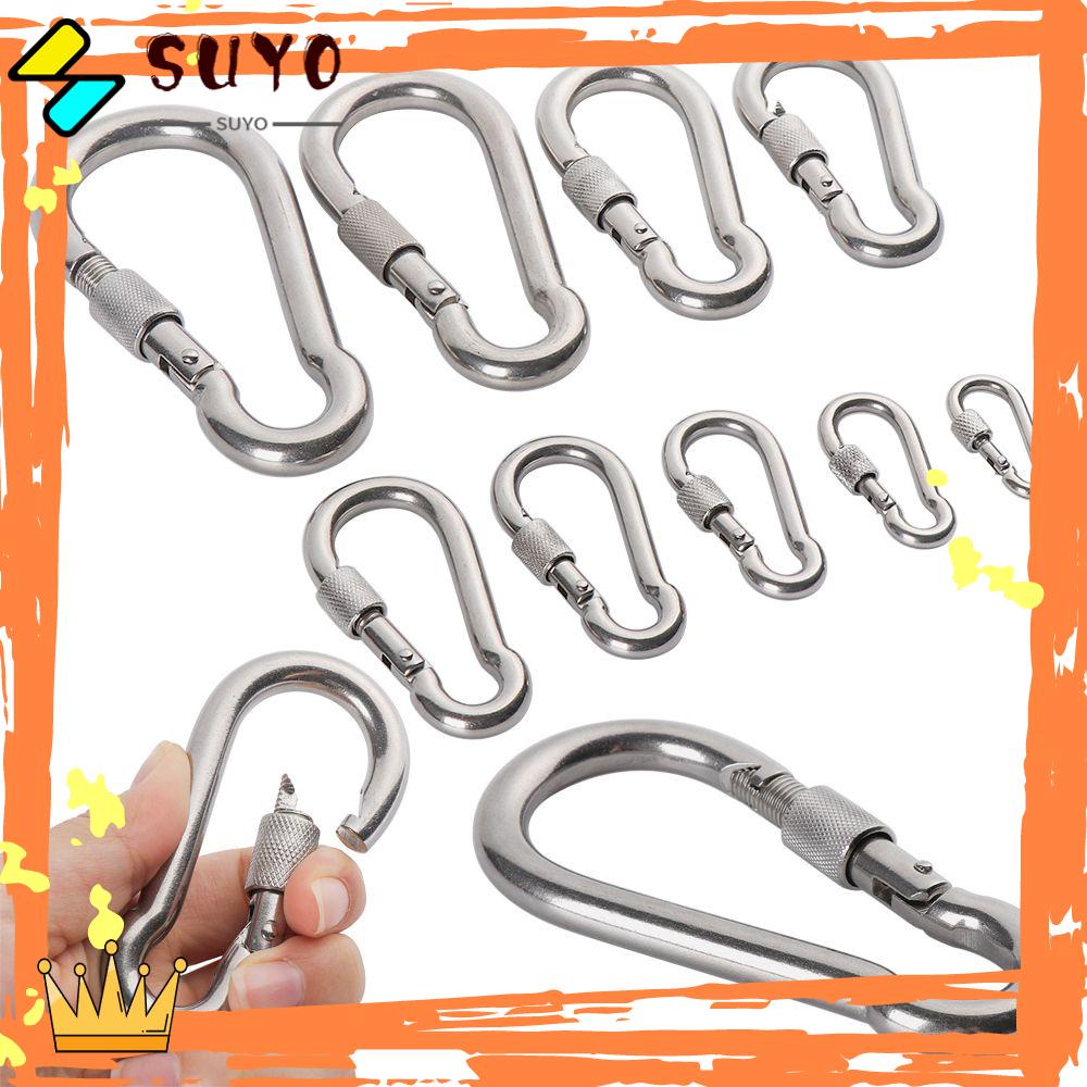 Suyo Kunci Ring Link Cepat Peralatan Berkemah Outdoor Climbing Gear Safety Hook