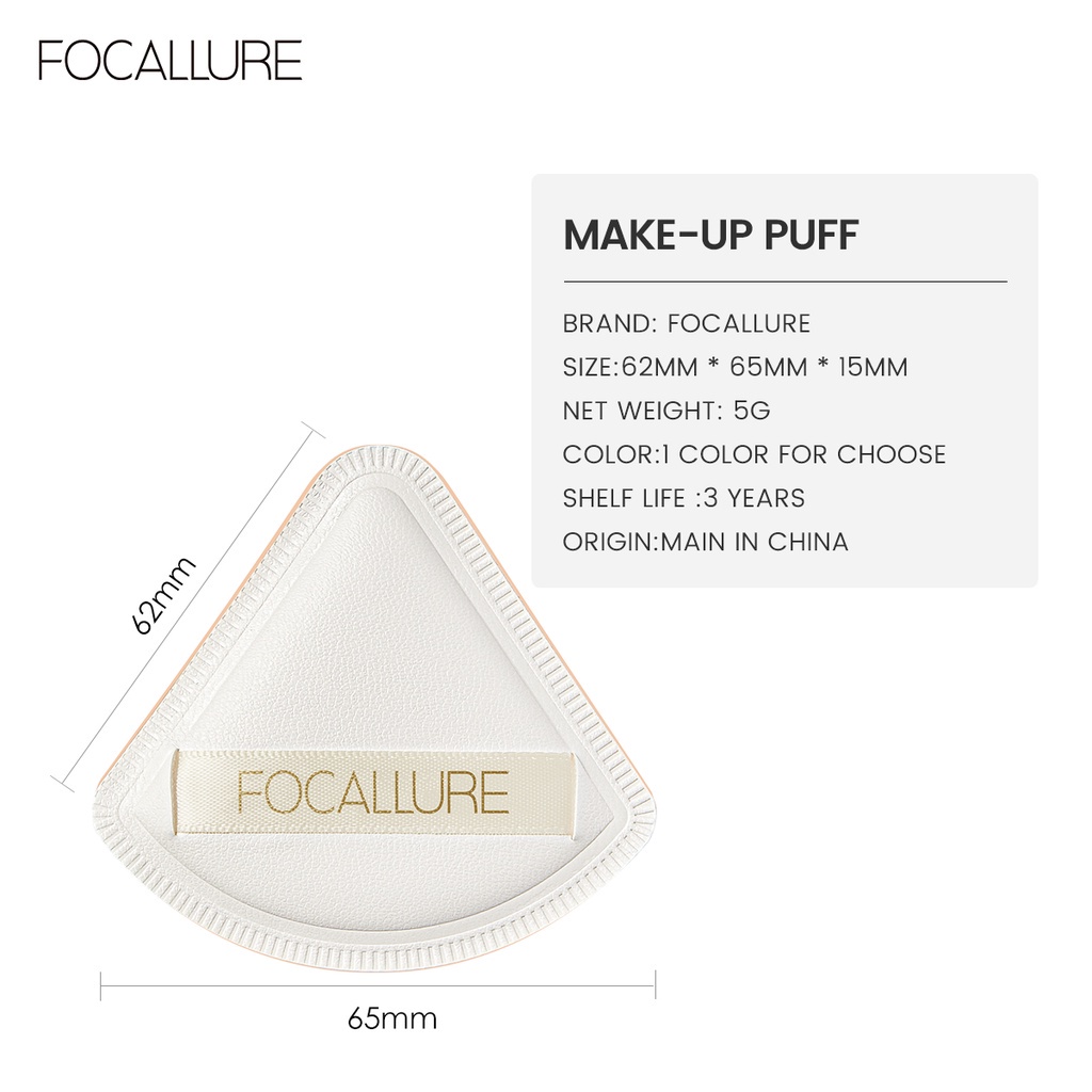 (READY &amp; ORI) FOCALLURE Make-up Puff Mini Finger Sponge Spons Bedak FA T03