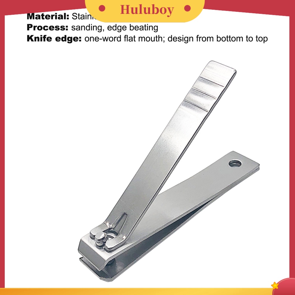 {In Stock} Manicure Cutter Perawatan Kuku Non-slip Pemangkas Gunting Kuku Mulut Datar Bahan Stainless Steel Untuk Kecantikan