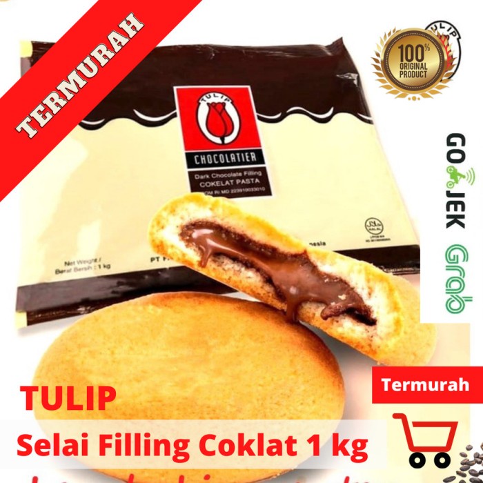 

Tulip Filling Cokelat / Cokelat Pasta 1kg Kemasan