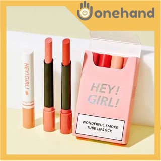 LIPSTICK VIRAL MATTE TAHAN LAMA DAN WATERPROOF 1box isi 4 warna/HENGFANG LIPSTIK HEY GIRL KOREA MATTE 4 WARNA