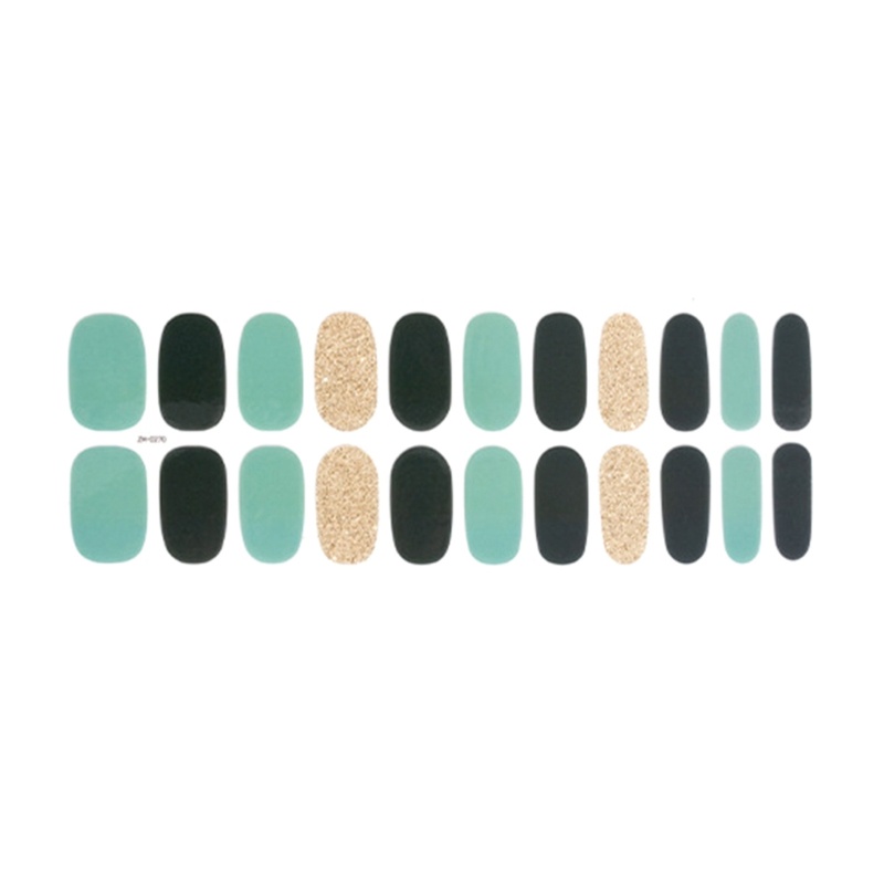 Siy Gel Strips Semi Cured Gel Nail Art Stiker Strip Kuku Tahan Air