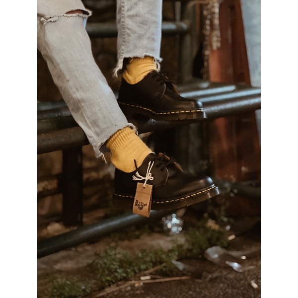 Sepatu Dr. Martens 1461 Black Smooth