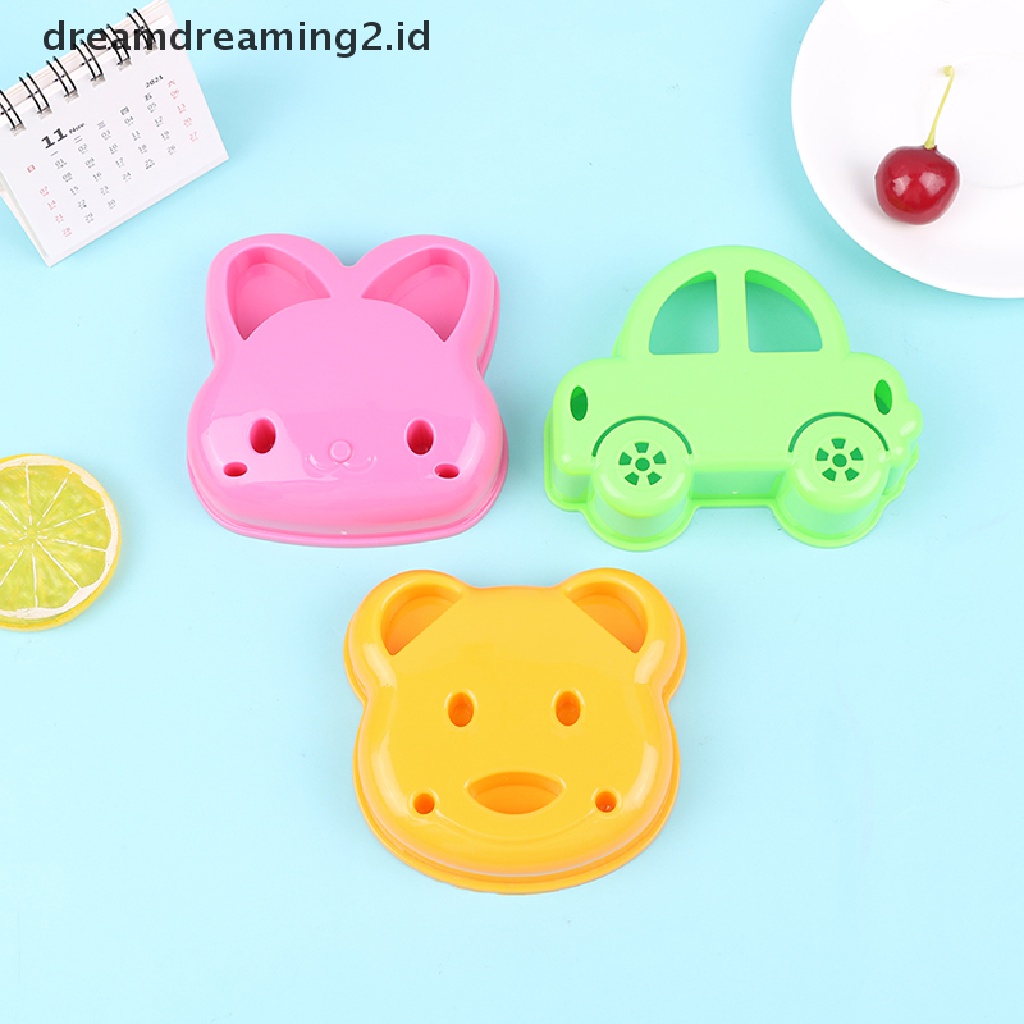 (hot) Cetakan Sandwich Kartun Roti Cookie Cake Cutter Mold Tools Dapur Cupcake//