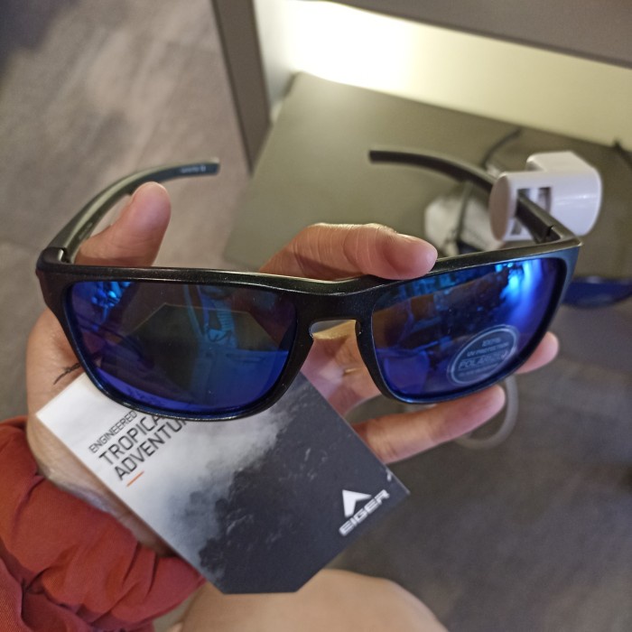 Kacamata Eiger Hitam MANTIS Sunglasses Hitam Black 91000 8234 Original