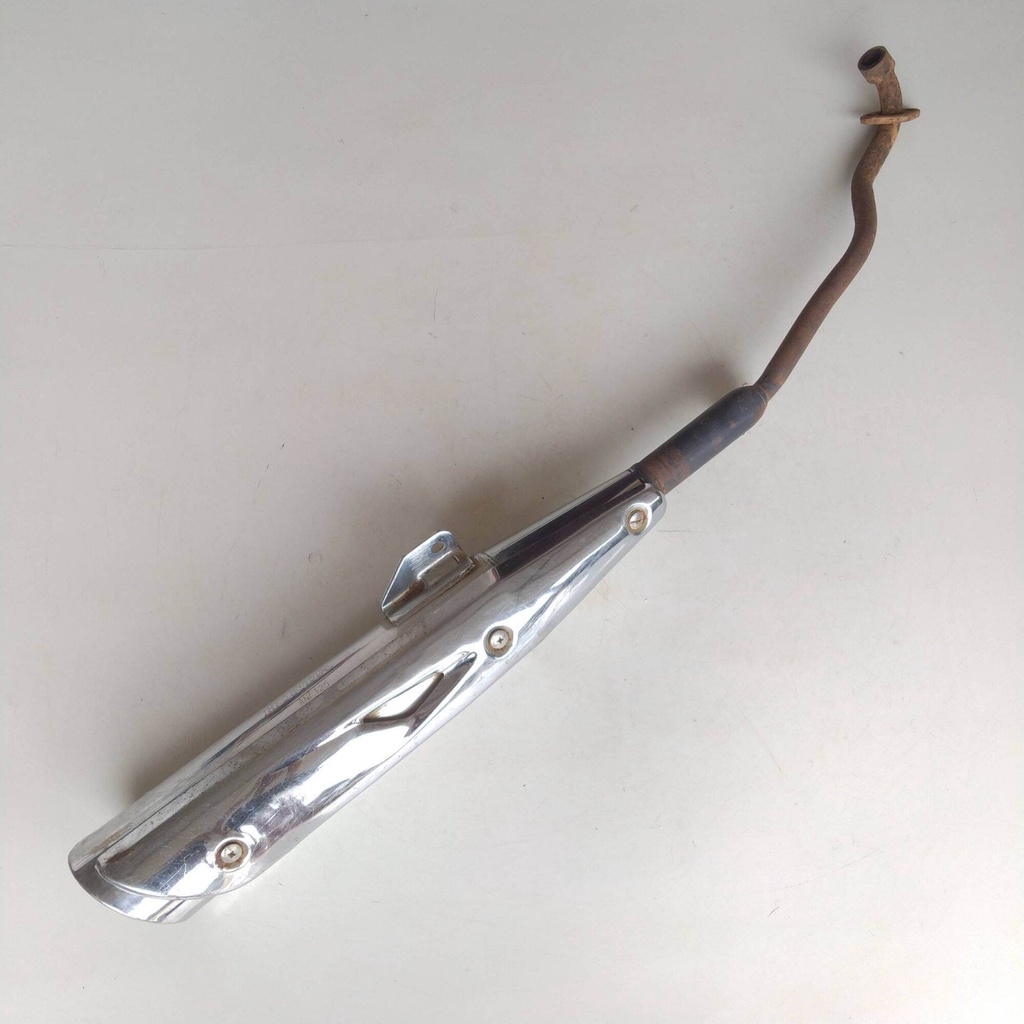 KNALPOT STANDAR KARISMA DAN SUPRA X 125 LAMA ORIGINAL BEKAS KNALPOT SUPRA X125 OLD PNP KARISMA ORI