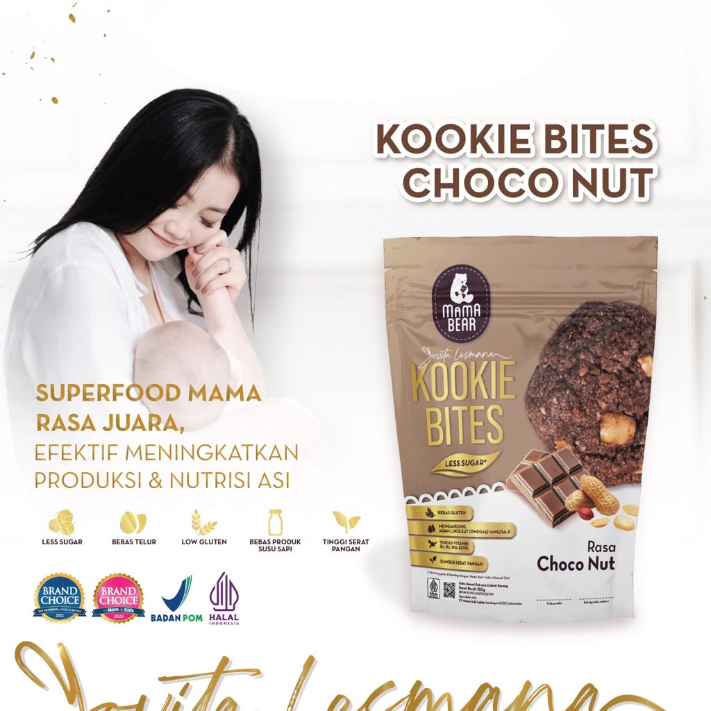 MamaBear Kookie Bites x Yovita Lesmana / Booster Pelancar Asi / Cemilan Asi