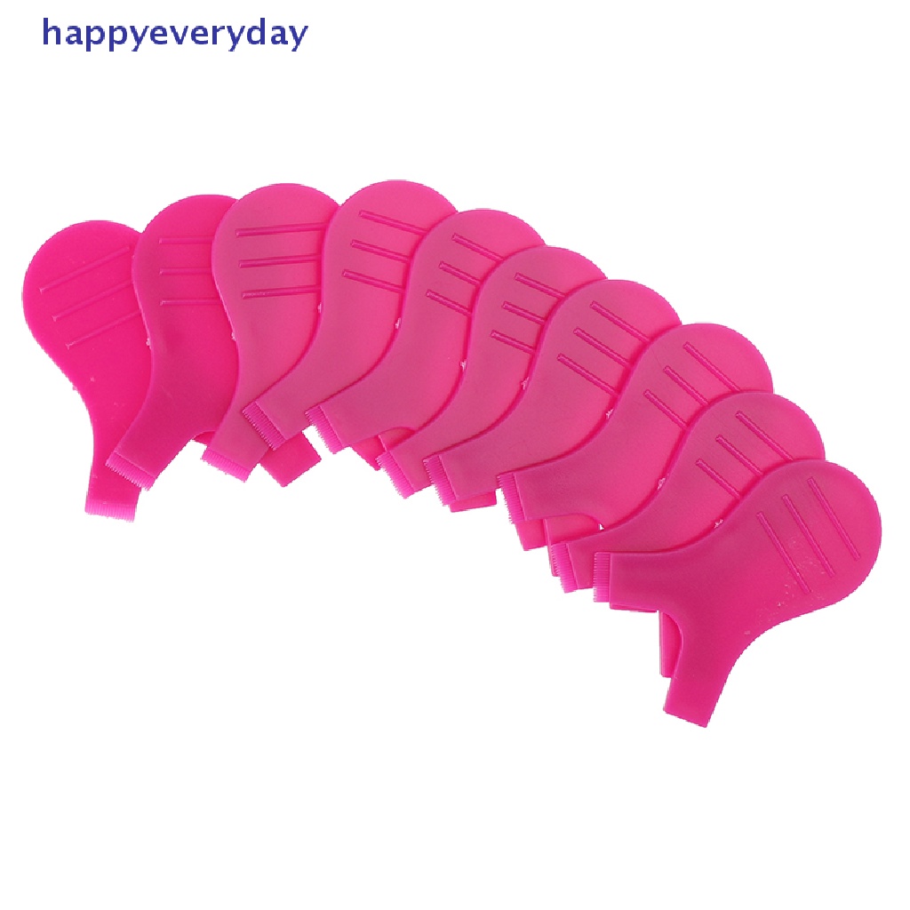 [happy] 10pcs/pack Reusable Plastic Eyelash Brush Clean Y Shape Cangkok Bulu Mata [ID]