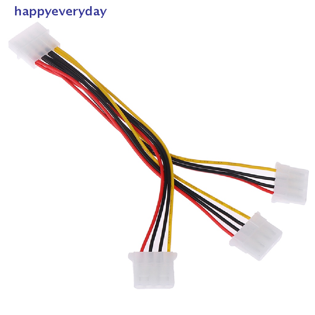 [happy] 4pin IDE 1-ke-3 Molex IDE Female Power Supply Splitter Exentsion Adapter Kabel [ID]